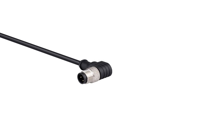 PVC Cable 2m M12*4 Male 90 Degree M12 Connector Cable